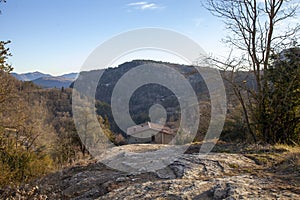 Rupit village in Catalonia, Spain, one hour from Barcelona