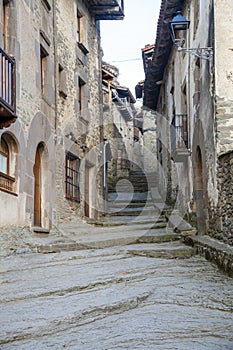 Rupit village in Catalonia, Spain, one hour from Barcelona