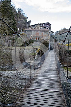 Rupit village in Catalonia, Spain, one hour from Barcelona