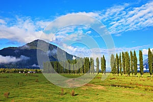 Rural areas in the Chilean Patagonia