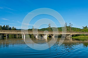 Rural Bridge In Northwest United States photo
