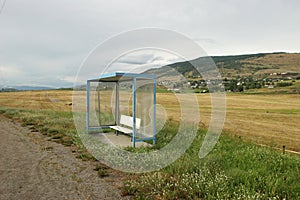 Rural bus stop