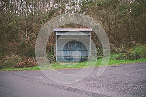 Rural bus stop