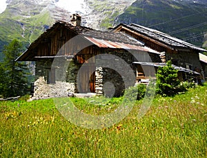Rural chalet in the alps