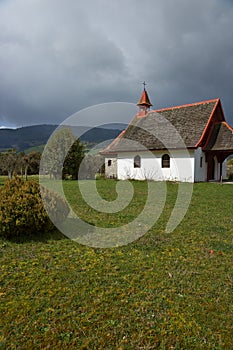 Rural Church in the Chilean Lake District