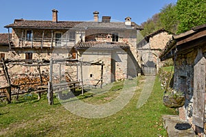 Rural cottage of Torello near Carona on Switzerland