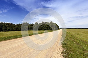 Rural Dirt road