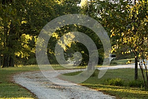 Rural driveway