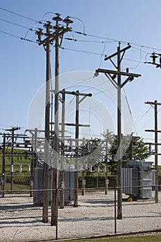 Rural Electrical Power Substation