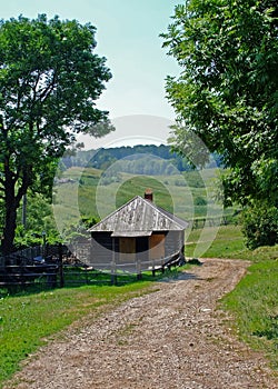 Rural farmstead.