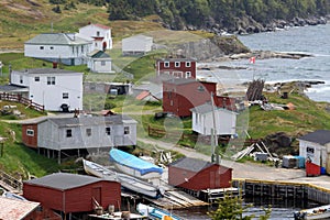 Rural fishing village