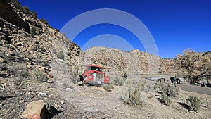 Rural ghost town abandoned old farm truck desert HD