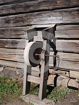 Rural grindstone photo