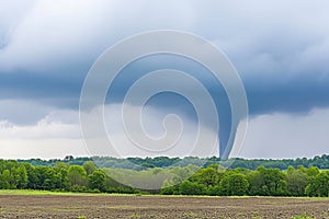 Rural Havoc: Tornado Wreaking Havoc on Agriculture.