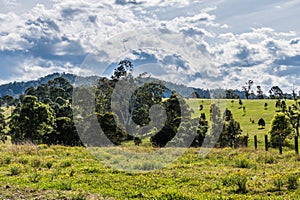 Rural high country landscape in New South Wales, Australia