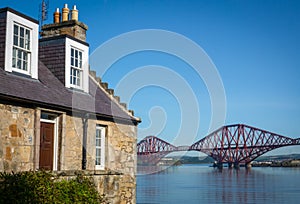 Rural Home With The Forth Bridge Behind