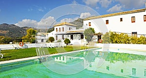 Swimming pool in the Tourist Villa of Zagrilla Village -Villa Turistica- , Priego, Spain photo
