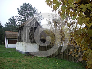 Rural household, rural house and garden, rural idyll