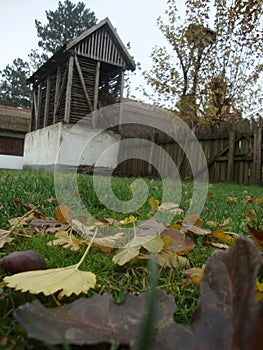 Rural household, rural house and garden, rural idyll