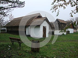 Rural household, rural house and garden, rural idyll