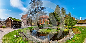 Rural houses at the Kulturen open-air museum in Lund, Sweden