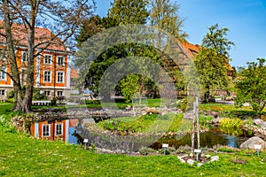 Rural houses at the Kulturen open-air museum in Lund, Sweden