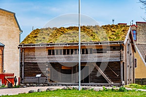 Rural houses at the Kulturen open-air museum in Lund, Sweden