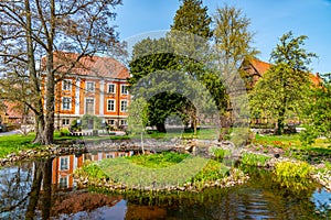 Rural houses at the Kulturen open-air museum in Lund, Sweden