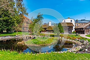 Rural houses at the Kulturen open-air museum in Lund, Sweden