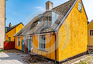 Rural houses at the Kulturen open-air museum in Lund, Sweden