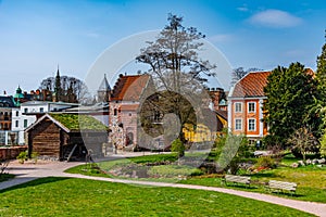 Rural houses at the Kulturen open-air museum in Lund, Sweden photo