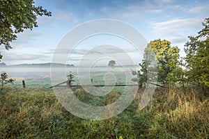 Rural Idyllic Landscape In Germany