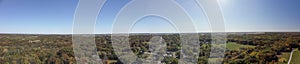 Rural Illinois, Aerial Wide Panorama