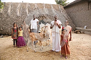 Rural Indian family
