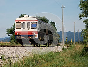 Rural Italian Train