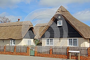 Rural kent thatched cottage