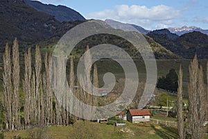 Rural landscape along the Carratera Austral