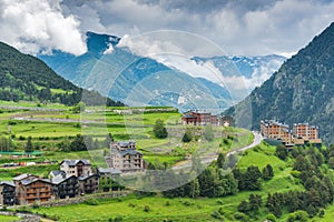 Rural landscape in Andorra.