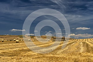 Rural landscape in Basilicata at summer