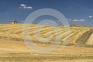 Rural landscape in Basilicata at summer