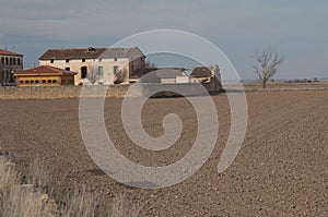 Rural Landscape in the town of Bello. Teruel. Aragon. Spain. photo