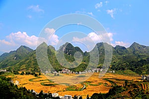 Rural landscape in Chinese counteyside