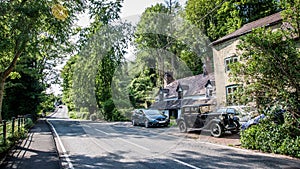 Rural landscape in Ironbridge. England.