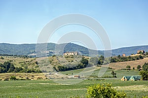 Rural landscape of the Italian region of Tuscany near Florence