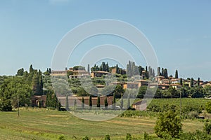 Rural landscape of the Italian region of Tuscany near Florence