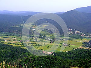 Rural landscape in Lika, region in Croatia, Europe