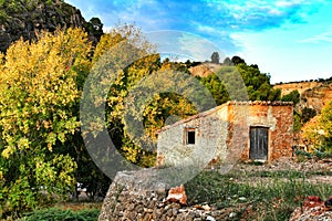 Rural Landscape of the mountains of Chelva