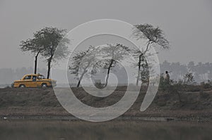 rural landscape and nature near north 24 pargana west bengal