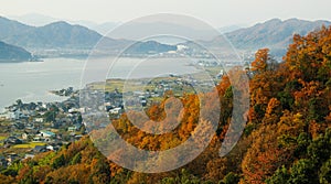 Rural landscape near Amanohashidate, in northern Kyoto, Japan