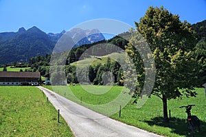 Rural landscape near Salzburg, Austria